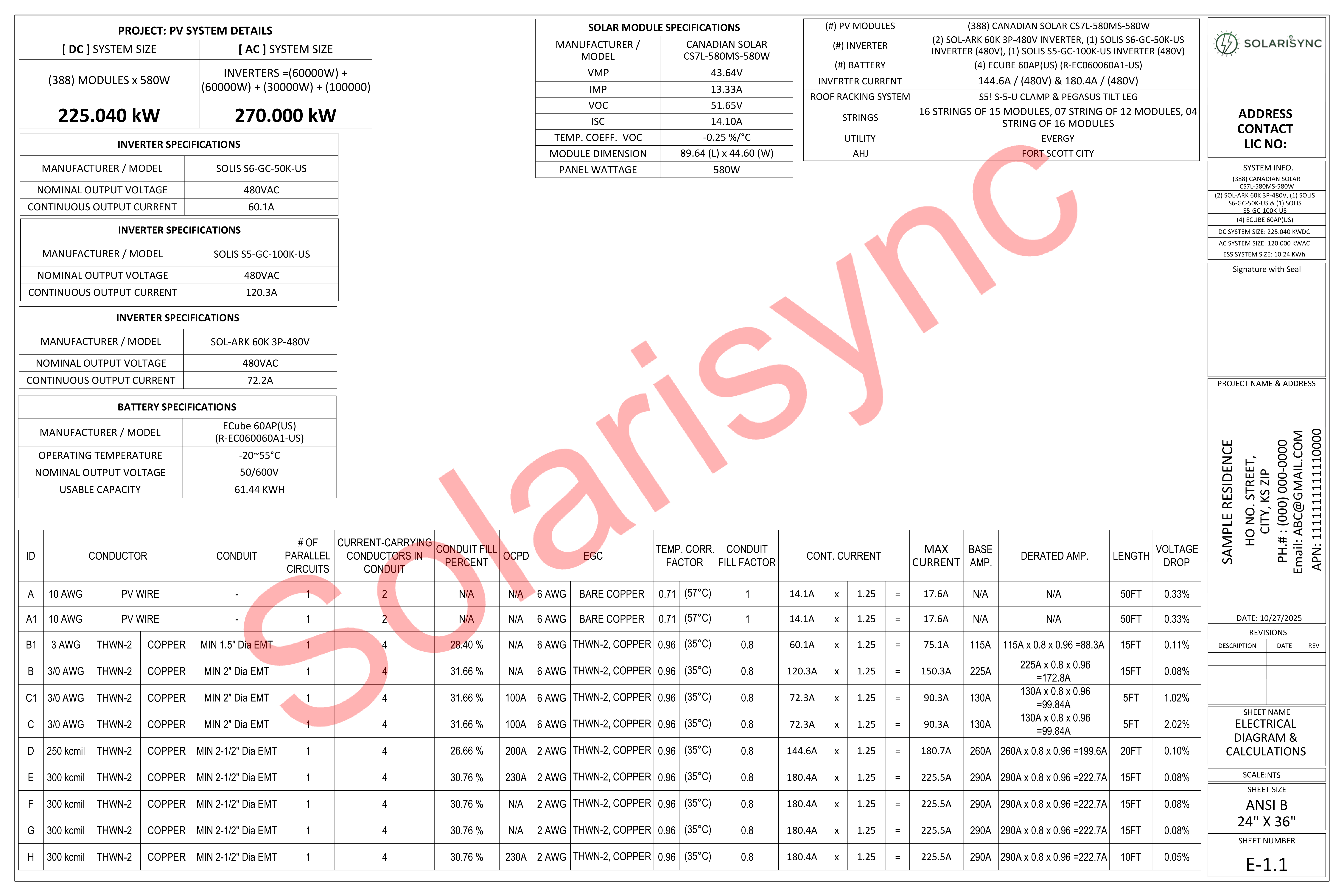 Commercial Planset Example 8