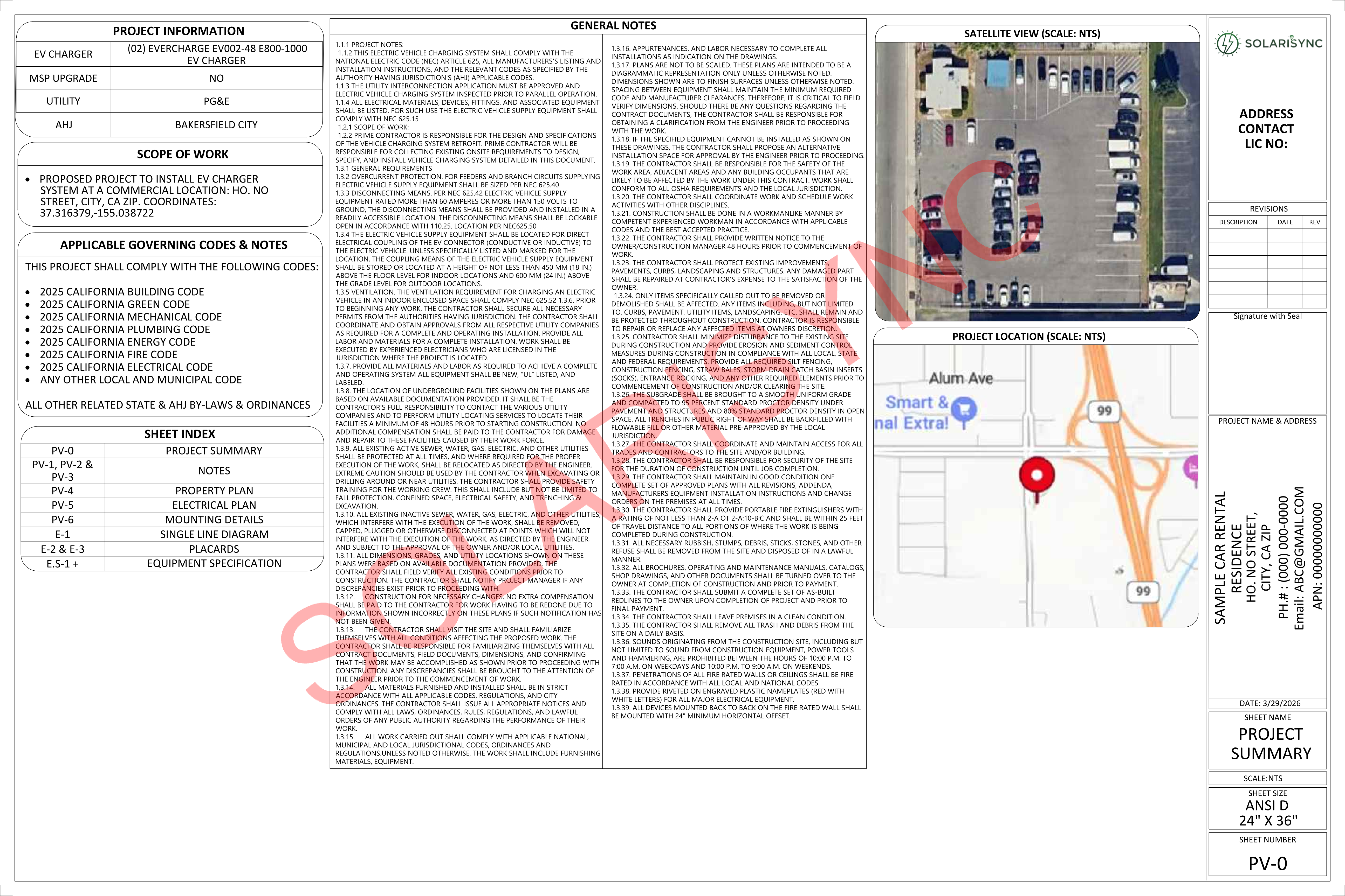 EV Charging Design Example 1